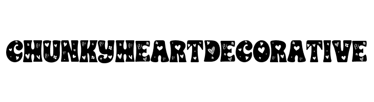 CHUNKY HEART DECORATIVE  baixar fontes gratis