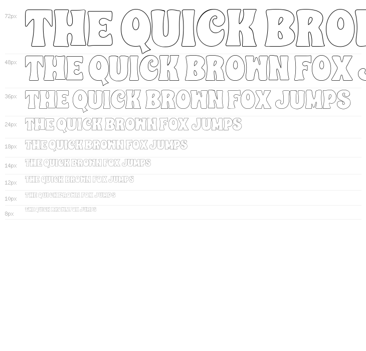 CHUNKY HEART OUTLINE Font | Free Download (TTF/OTF) | FFonts.net