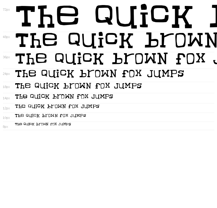 CHUNKY MUNKY SERIF Waterfall