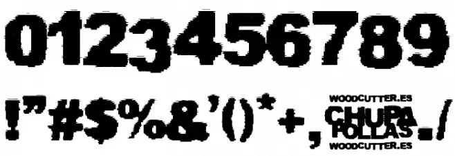 CHUPAPOLLAS Font OTHER CHARS