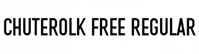 CHUTEROLK Free Regular  Descarca Fonturi Gratis