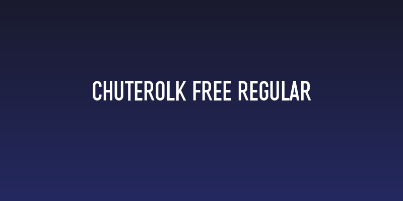 CHUTEROLK Free Regular Social Header