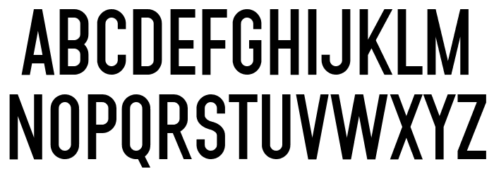 CHUTEROLK Free Regular Font LOWERCASE