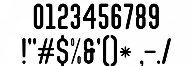 CHUTEROLK Free Rounded Font OTHER CHARS