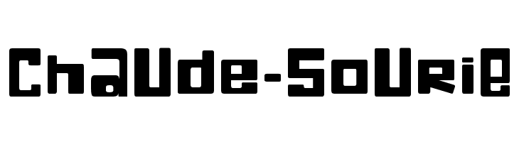 ChAUde-SoUriE    免费字体下载