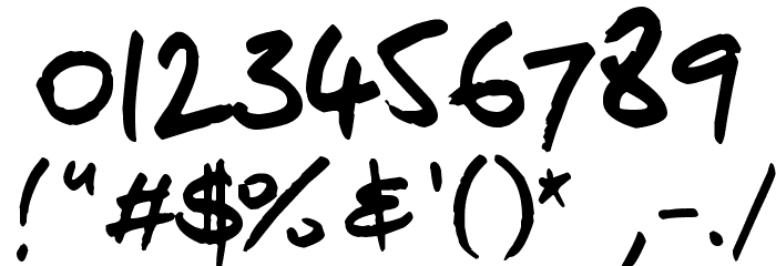 ChN1 Regular Font OTHER CHARS