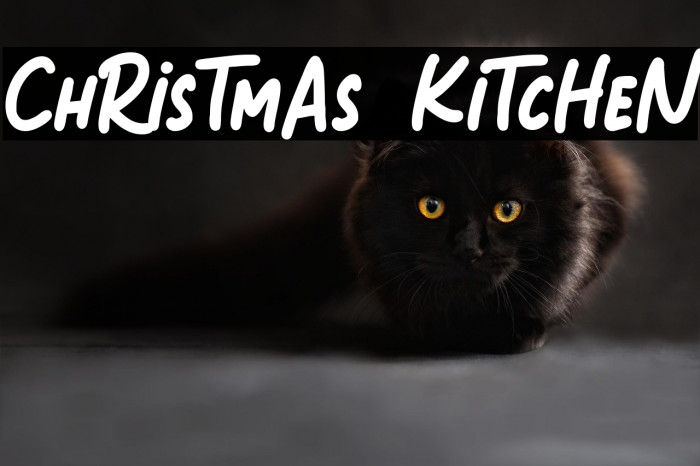 ChRisTmAs KiTcHeN Font examples