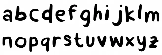 Cha Regular Caratteri MINUSCOLO