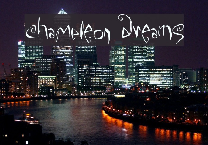 ChaMeLEon DrEamS Font examples