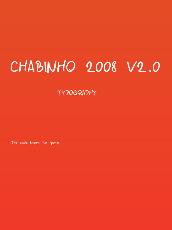 Chabinho 2008 v2.0 Poster