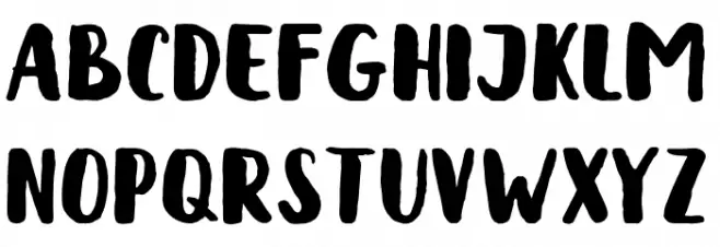 Chabitta Schriftart Groß