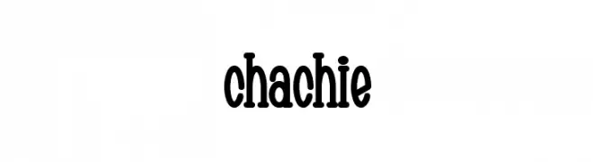 Chachie  les polices de caractères gratuit tlcharger