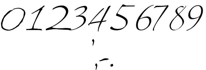 Chacross script Regular Font OTHER CHARS