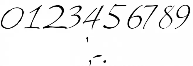 Chacross script Regular Font OTHER CHARS