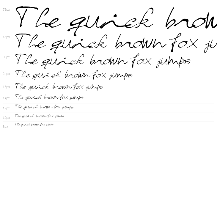 Chacross script Regular Waterfall