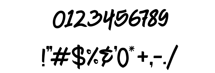 Chagack Personal Use Regular Font OTHER CHARS