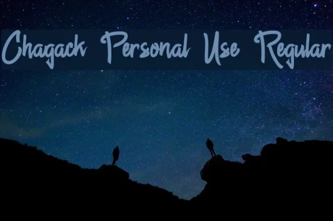 Chagack Personal Use Regular Example 3