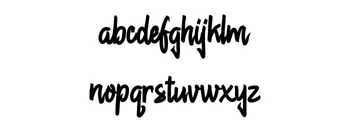 Chagack Personal Use Regular Font LOWERCASE