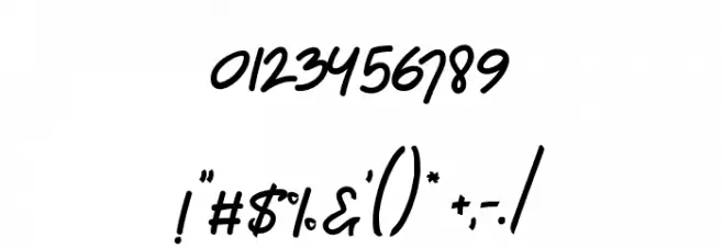 Chagack Script Personal Use Regular Font OTHER CHARS