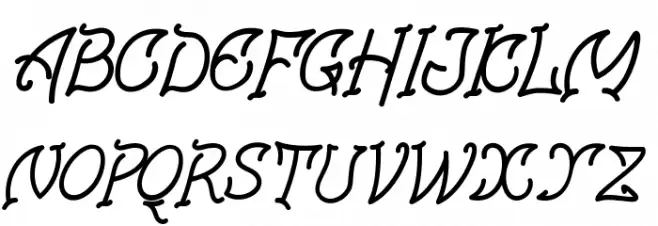 Chagack Script Personal Use Regular Schriftart Groß