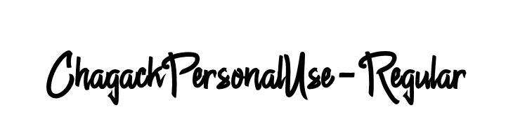 ChagackPersonalUse-Regular  Descarca Fonturi Gratis