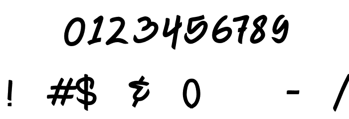 ChagackPersonalUse-Regular Font OTHER CHARS