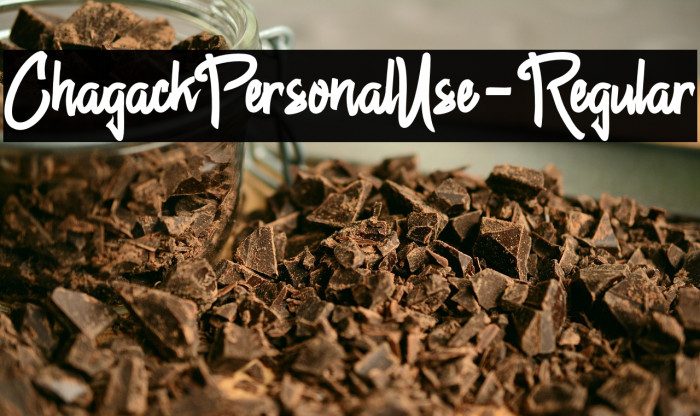 ChagackPersonalUse-Regular Example 1