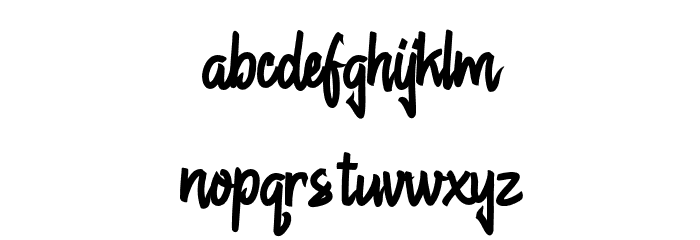 ChagackPersonalUse-Regular Font LOWERCASE
