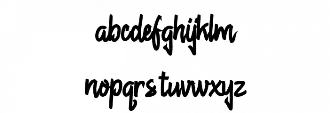 ChagackPersonalUse-Regular Schriftart Kleinbuchstaben