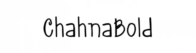 Chahna Bold  Descarca Fonturi Gratis