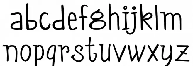Chahna Bold Caratteri MINUSCOLO