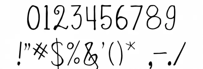 Chahna Font OTHER CHARS