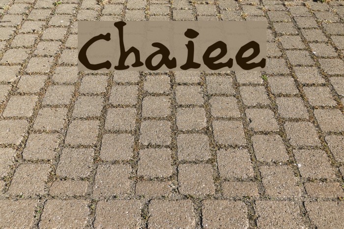 Chaiee Example 1