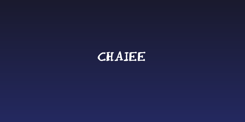 Chaiee Social Header