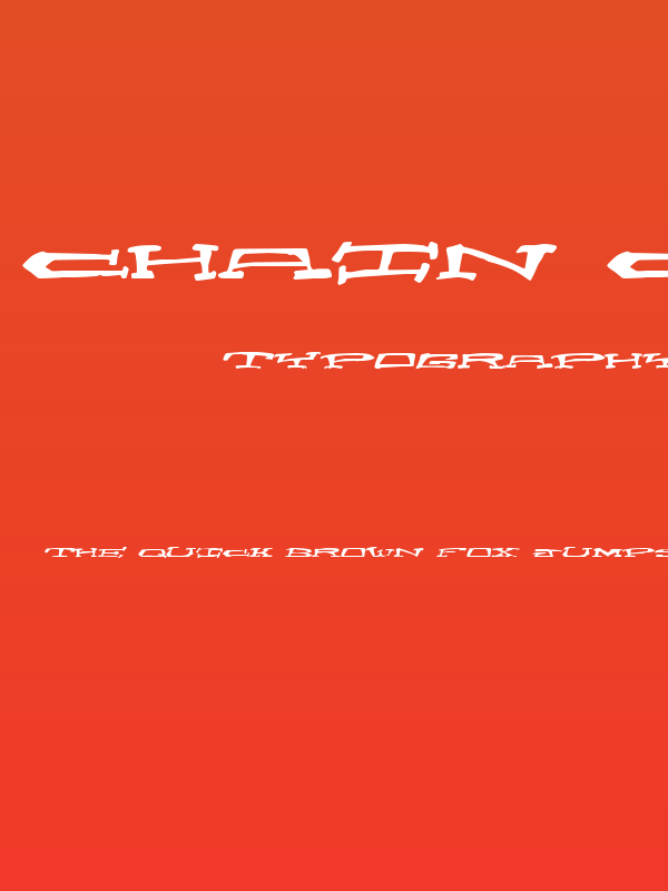 Chain Crank Poster