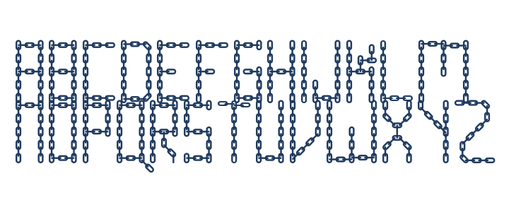 Chain Letter Uppercase