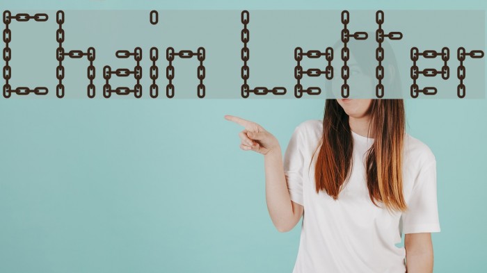 Chain Letter Example 1