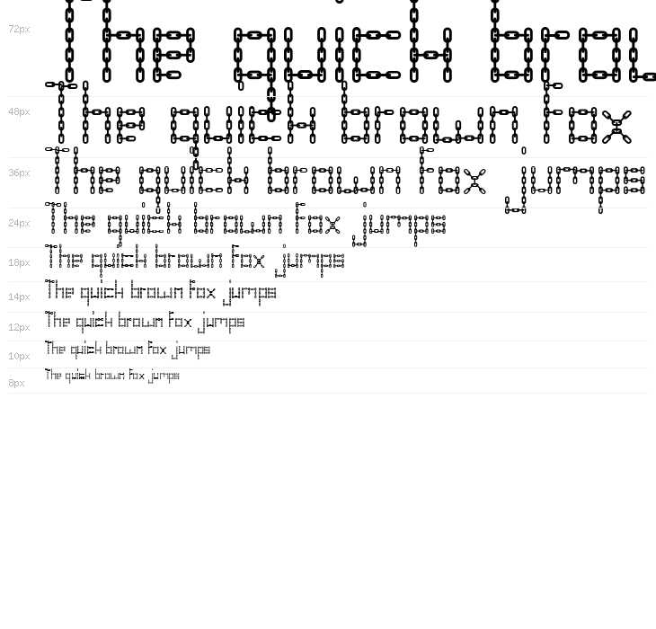 Chain Letter Waterfall