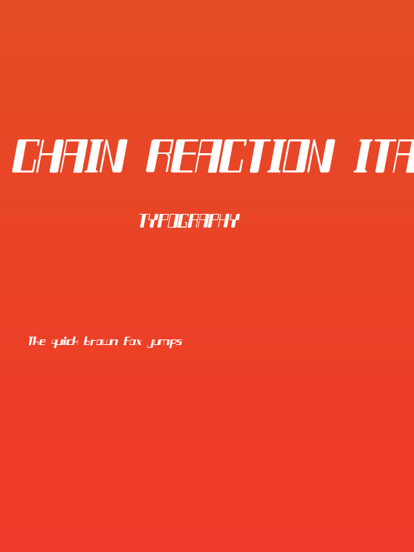 Chain Reaction Itaric Poster