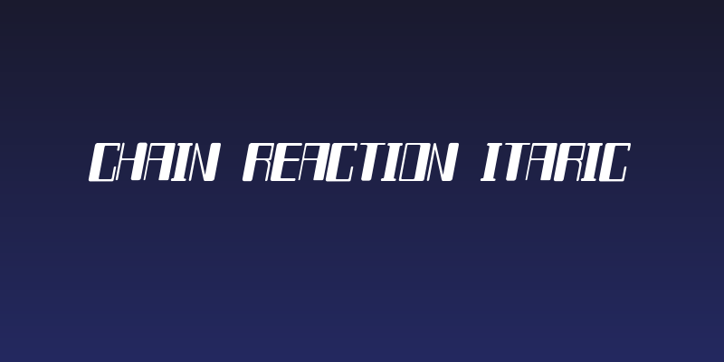 Chain Reaction Itaric Social Header