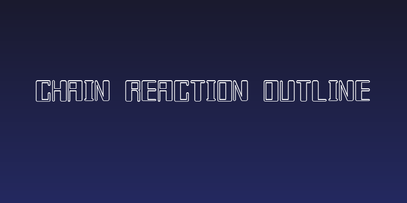 Chain Reaction Outline Social Header