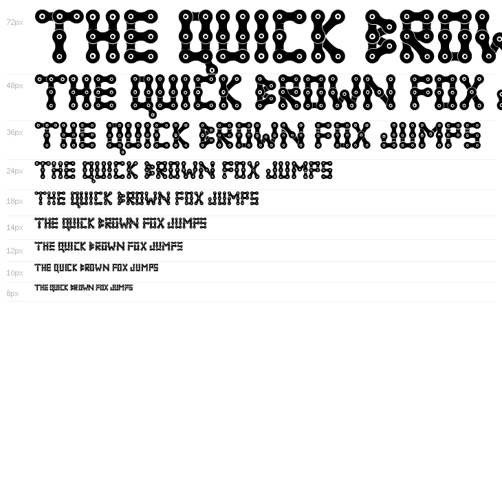 Chain Style Waterfall