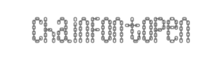 ChainFontOpen Шрифта