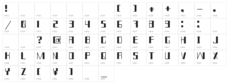 Chain_Reaction Character Map