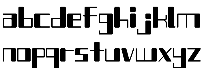 Chain_Reaction Font LOWERCASE