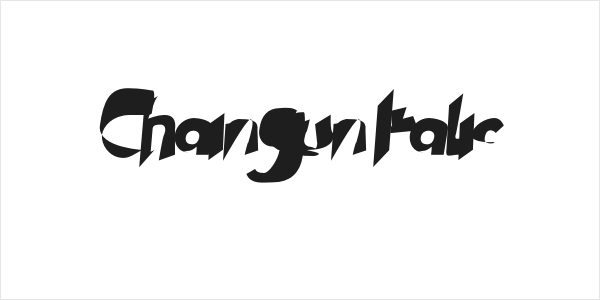 Chaingun Italic Logo