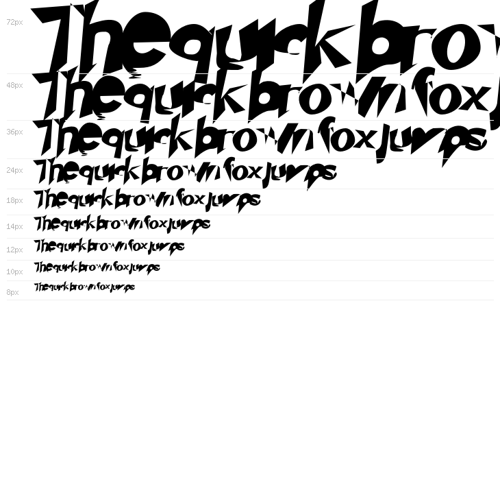 Chaingun Italic Waterfall