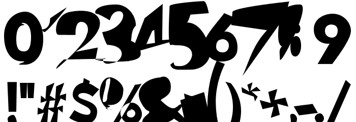 Chaingun Font OTHER CHARS