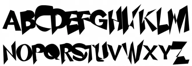 Chaingun Schriftart Groß
