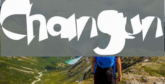 Chaingun Font examples